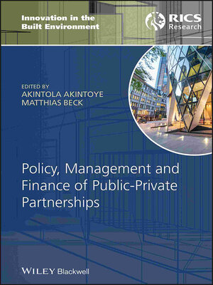 cover image of Policy, Management and Finance for Public-Private Partnerships